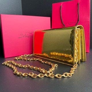 Schiaparelli Face Bag Medium Black Double Handle