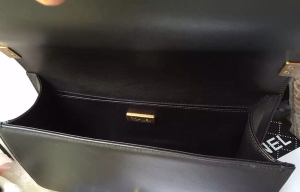CHANEL Python Boy Bag