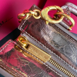 Schiaparelli Serrure Clutch Ivory