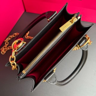 Schiaparelli Serrure Clutch Rose Gold Croc