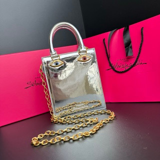Schiaparelli Face Tote Small Navy