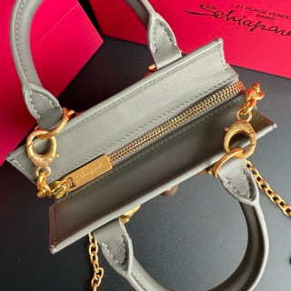 Schiaparelli Face Tote Small Pink