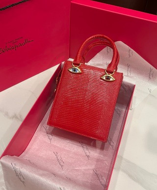 Schiaparelli Face Tote Small Gold