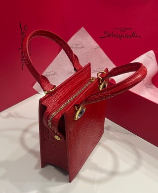 Schiaparelli Face Tote Small Gold