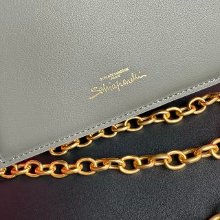 Schiaparelli Face Tote Small Grey
