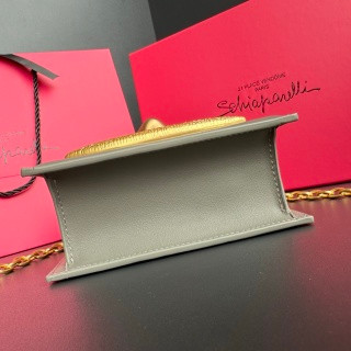 Schiaparelli Face Tote Small Grey