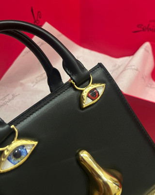 Chloé Charms Suede Hobo Caramel