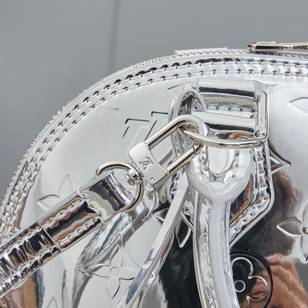 Louis Vuitton LV M26335 Alma BB Silver Mirror Bag