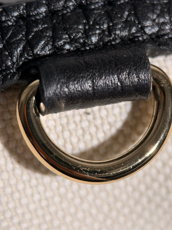 Chanel Small Shopping Bag Grained Calfskin & Gold-Tone Metal Black