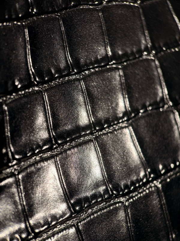Chanel Executive Cerf Tote Black Shiny Crocodile Gold Hardware