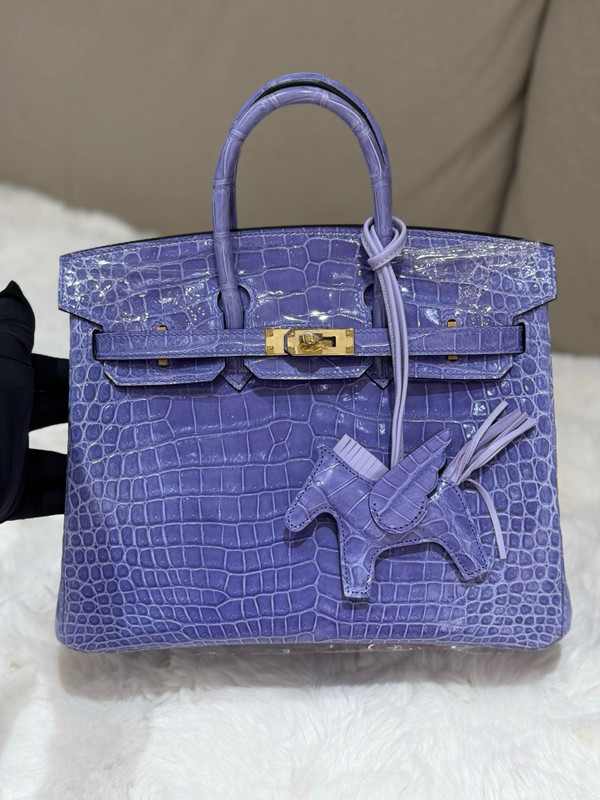 Hermès Kelly 28 Sellier Shiny Sheherazade Crocodile Gold Hardware