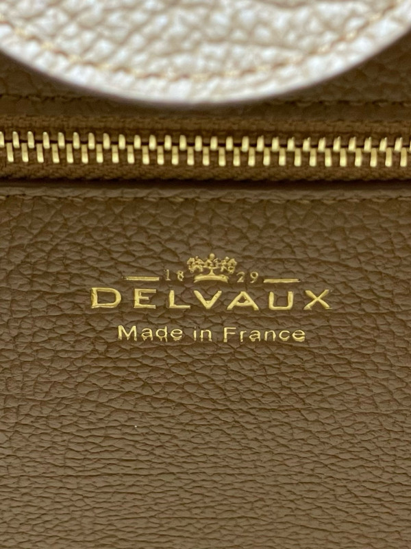 Delvaux Brillant Tempo Large Sand Allure Calf, Gold Hardware