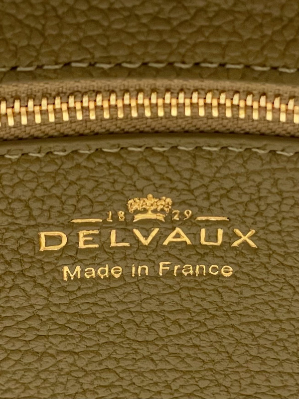 Delvaux Brillant Tempo Large Sage Green Allure Calf, Gold Hardware