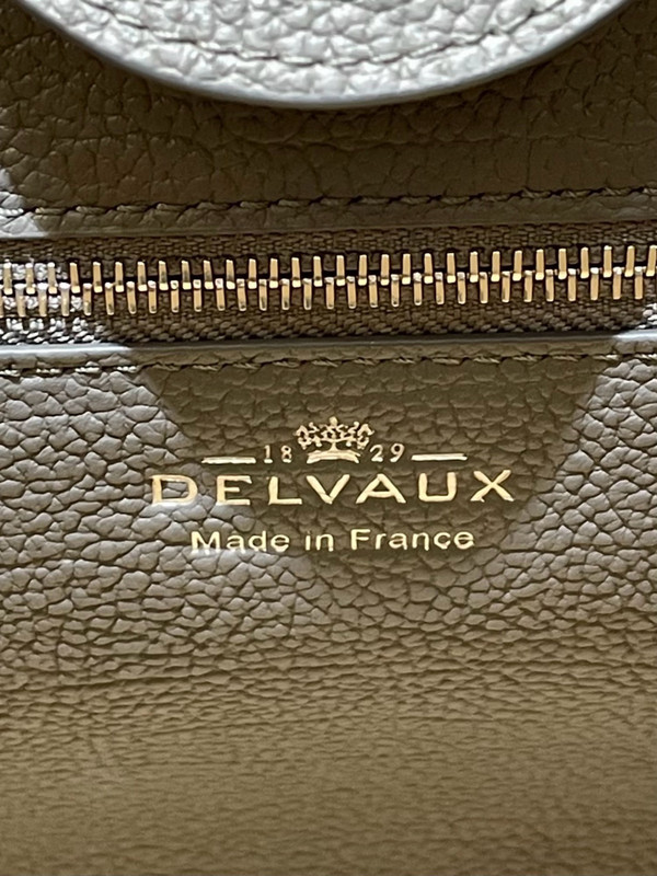 Delvaux Brillant Tempo Large Pearl Grey Allure Calf, Palladium Hardware