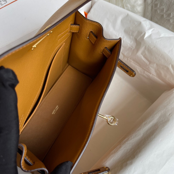 Kelly Dance Sesame Evercolor Leather Gold  Hardware