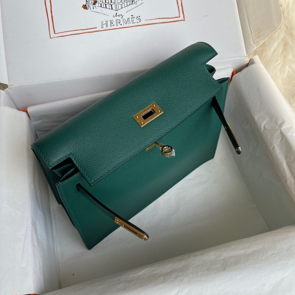 Hermes Kelly Dance Evercolor Leather Gold Hardware