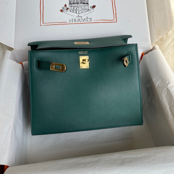 Hermes Kelly Dance Evercolor Leather Gold Hardware