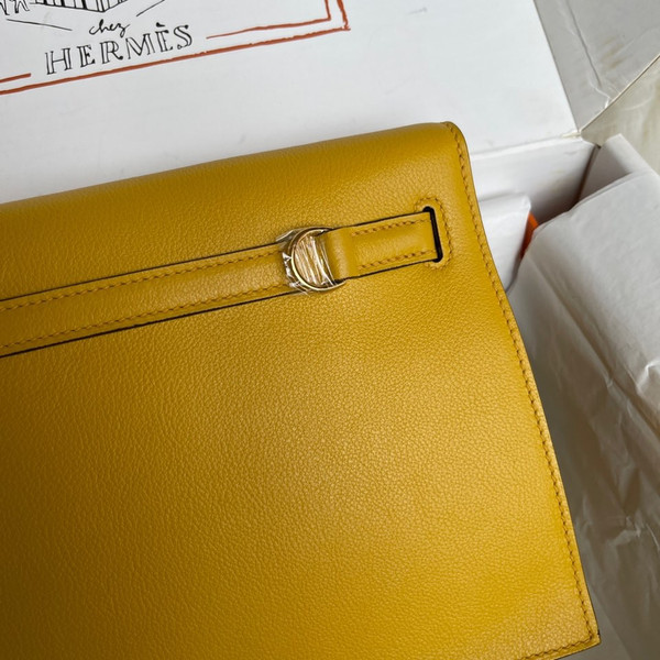 Hermes Kelly Dance Evercolor Leather Gold  Hardware