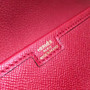 Hermes Rouge Moyen JIGE ELAN 29 cm Epsom with Lizard leather Hardware