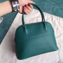 Hermes  Z6 Malachite Green Bolide 27cm Bag Epsom Leather