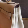 Hermes Cream Kelly 28 cm Togo Gold Hardware
