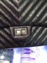 Chanel Black V Quilted Aged Calf Chevron Flap Bag with Silver Hardware Black