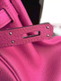 Hermes Fuchsia Birkin 25cm Epsom Palladium Hardware Hermes Fuchsia Birkin 25cm Epsom Palladium Hardware