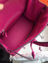 Hermes Fuchsia Birkin 25cm Epsom Palladium Hardware Hermes Fuchsia Birkin 25cm Epsom Palladium Hardware