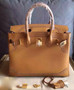 Hermes Limited Edition Noisette Ghillie Birkin 30cm Togo Gold Hardware