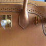 Hermes Limited Edition Noisette Ghillie Birkin 30cm Togo Gold Hardware
