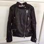 Burberry QUILTED DETAIL LAMBSKIN BIKER JACKET