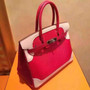 Hermes Limited Edition Rouge Vif Rose Dragee Ghillie Kelly 32cm Lizard Palladium Hardware Hermes Limited Edition Rouge Vif Rose Dragee Ghillie Kelly 32cm Lizard Palladium Hardware