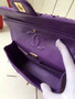 CHANEL Classic Flap Bag PYTHON Purple with charms CHANEL Classic Flap Bag PYTHON Purple with charms