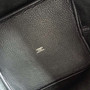 Hermes Black Picotin Lock MM Togo Leather Bag