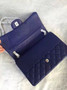 Chanel Reissue 2.55 Flap Bag size 227 in Blue Caviar Leather 