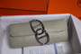 Hermes Egée Clutch Grey Crocodile