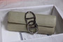 Hermes Egée Clutch Grey Crocodile