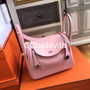 Hermes Lindy 26 Sakura Pink Swift Palladium HW