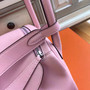 Hermes Lindy 26 Sakura Pink Swift Palladium HW