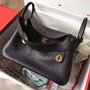  Hermes Lindy 30 Black Togo Gold HW