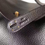  Hermes Lindy 30 Black Togo Gold HW