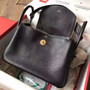  Hermes Lindy 30 Black Togo Gold HW