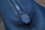 Hermes limited edition Bleu Nuit Togo Leather Shark Bolide 45 with palladium hardware