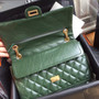 Chanel Large Green Reissue 2.55 Handbag A37587