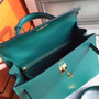 Hermes Green Mini Kelly II 20 Epsom calf Gold Hardware
