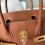 Hermès Gold Birkin 30 cm Togo Leather Gold Hardware