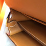 Hermes Gold Evercolor Calfskin Mini Roulis Bag