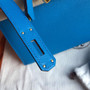 Hermes B3 Bleu Zanzibar Kelly 28 cm Epsom Palladium Hardware