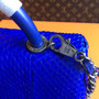 Chanel Electric Blue Python Lizard Top Handle Coco Handle Small Bag 