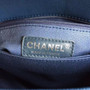  Chanel Battleship Blue Calfskin/Lizard Coco Handle Small Bag 